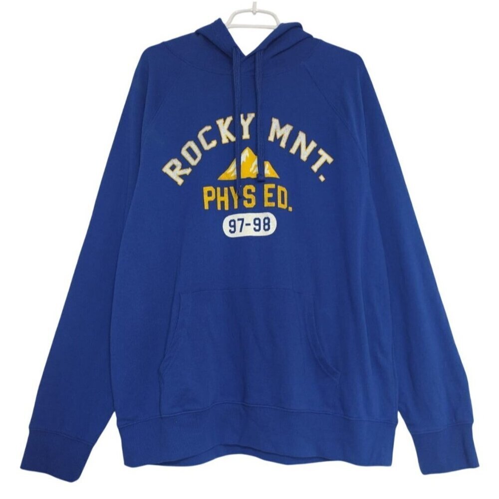 Goodfellow & Co Blue Rocky Mnt Phys Ed 97-98 Hoodie XL 100% Cotton. NWT
